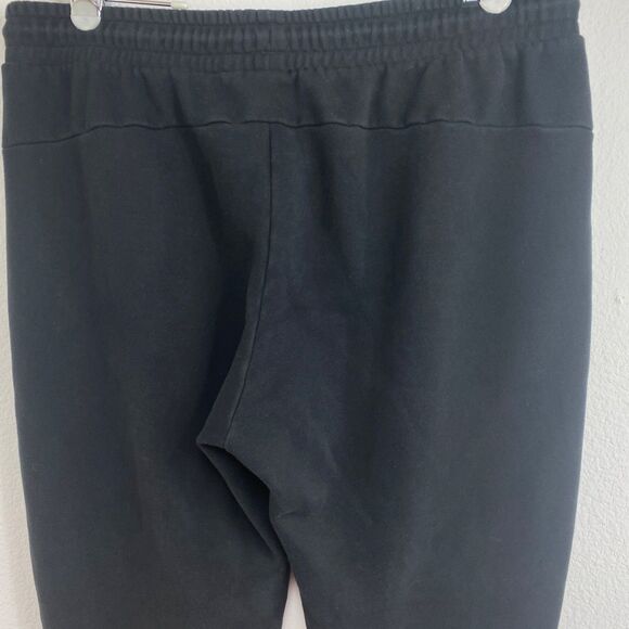 Puma Black Joggers Gym Fleece Sweat Pants Men XL Cotton Drawstring Waist Cuffs - Picture 8 of 14